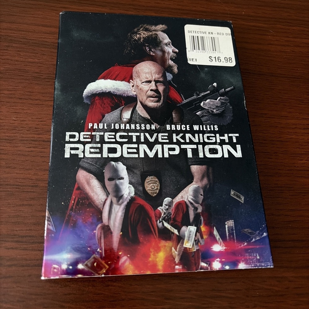 Detective Knight: Redemption DVD Bruce Willis Movie Slipcover Edition